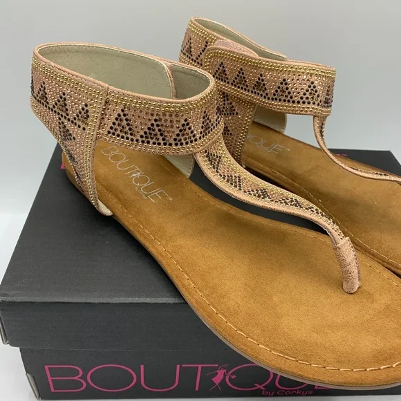 Boutique By Corkys Nora Blush Sandal 11 - Picture 4 of 6